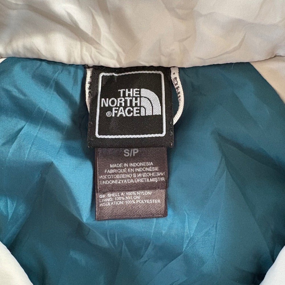 North Face Medium Weight Insulated Teal Blue Jacket Women's Size Small - Picture 3 of 7